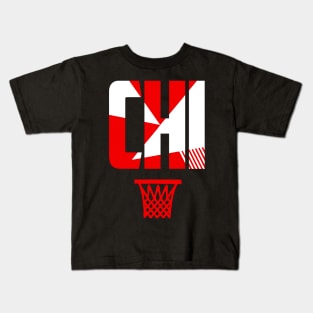 Throwback Chicago Basketball Kids T-Shirt